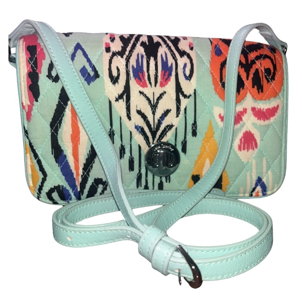 Vera Bradley Turnlock Crossbody Bag – Pueblo Print (Retired)